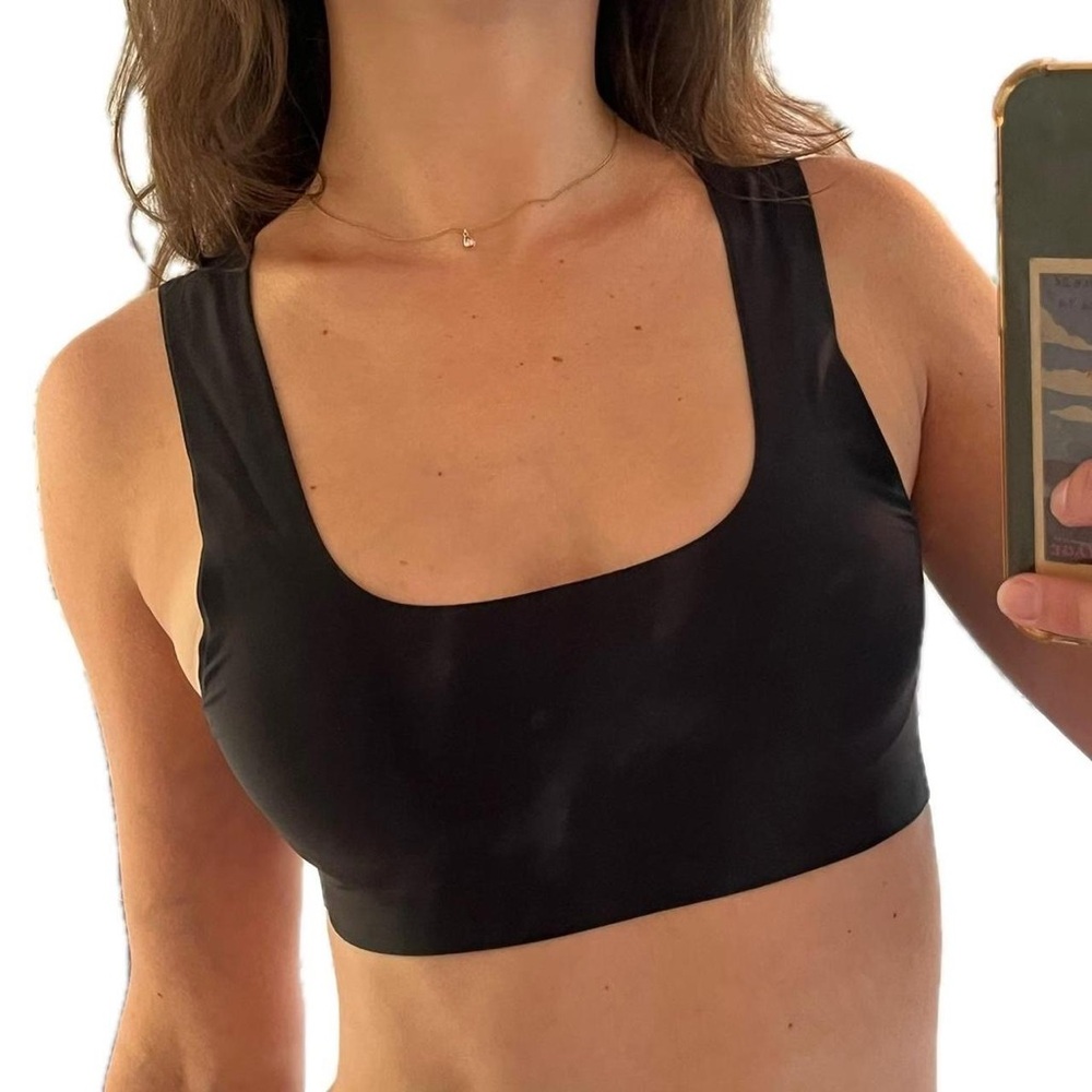 Out From Under seamless black bra top
